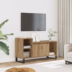 Avec un design élégant mais pratique, ce meuble TV est destiné à devenir un point de mire de votre pièce.Matériau robuste : l ...