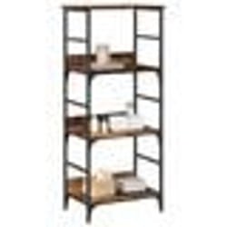 vidaXL Bibliothèque vieux bois 50x33x1175 cm bois dingénierie bibliothèque armoire de rangement support de rangement 857466