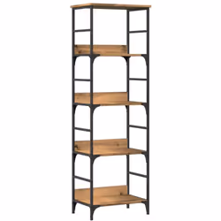 Crée un espace de rangement supplémentaire dans votre maison ou bureau avec cette bibliothèque ! Matériau durable : la biblio ...