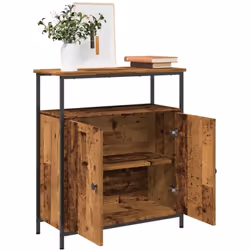 Ce buffet classique est destiné à être un supplément décoratif et pratique à votre maison.Matériau durable : le bois d'ingéni ...