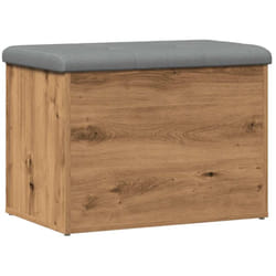 Vidaxl - Banc de rangement chêne artisanal 62x42x45 cm bois d'ingénierie