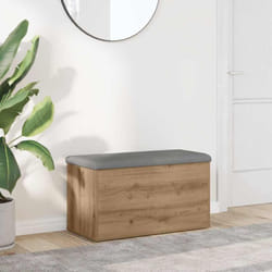 Vidaxl - Banc de rangement chêne artisanal 82x42x45 cm bois d'ingénierie
