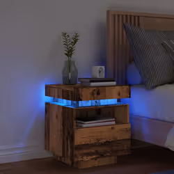 VidaXL 857658 Table de nuit et table de chevet Bois