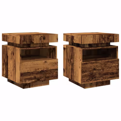 VidaXL 857659 Table de nuit et table de chevet Bois