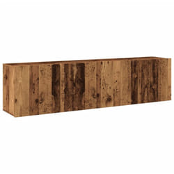 Vidaxl - Meubles tv muraux 2 pcs vieux bois 80x30x41 cm