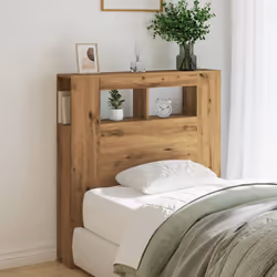VidaXL 857687 tête de lit et pied de lit Chêne - Vue supplémentaire 4