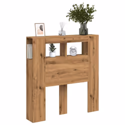 VidaXL 857687 tête de lit et pied de lit Chêne - Vue supplémentaire 5