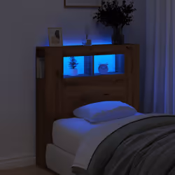 VidaXL 857691 tête de lit et pied de lit Chêne - Vue supplémentaire 2