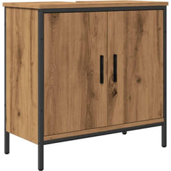Armoire lavabo chêne artisanal 60x30x60 cm bois d'ingénierie vidaXL