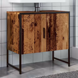VidaXL 857702 miroir de salle de bain et armoire de rangement pour évier