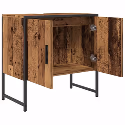 VidaXL 857702 miroir de salle de bain et armoire de rangement pour évier - Vue supplémentaire 5
