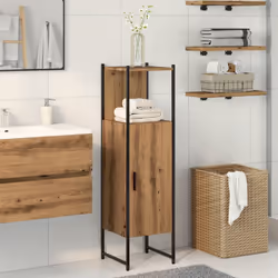 VidaXL 857707 miroir de salle de bain et armoire de rangement pour évier