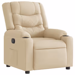 VidaXL 4019927, Tissu, Crème, mousse, 110 kg, 770 mm, 930 mm