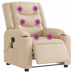 VidaXL 4019934, Tissu, Crème, mousse, 110 kg, 770 mm, 930 mm
