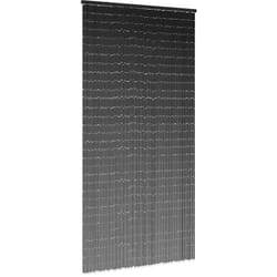 Rideau anti-insectes gris foncé 100x200 cm bambou - Vidaxl