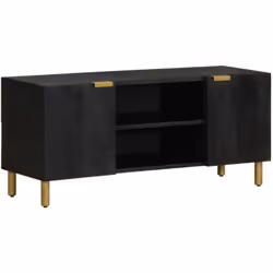 Ce meuble TV avec un grand espace de rangement est un complément pratique et attrayant pour votre salon ou votre chambre à co ...