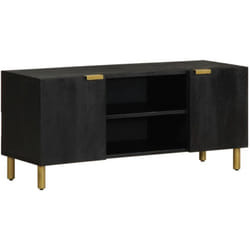Vidaxl - Meuble tv noir 105x33x46 cm bois d'ingénierie