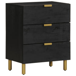 VidaXL 4017657 Table de nuit et table de chevet Noir