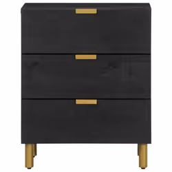 VidaXL 4017657 Table de nuit et table de chevet Noir