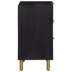 VidaXL 4017657 Table de nuit et table de chevet Noir - Vue supplémentaire 4