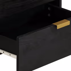 VidaXL 4017657 Table de nuit et table de chevet Noir - Vue supplémentaire 7