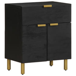 VidaXL 4017659 Table de nuit et table de chevet Noir