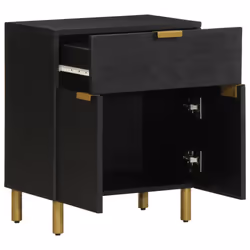 VidaXL 4017659 Table de nuit et table de chevet Noir