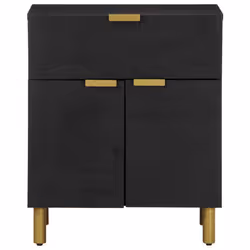 VidaXL 4017659 Table de nuit et table de chevet Noir