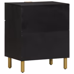 VidaXL 4017659 Table de nuit et table de chevet Noir - Vue supplémentaire 5