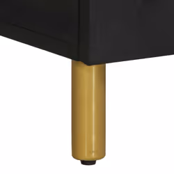 VidaXL 4017659 Table de nuit et table de chevet Noir - Vue supplémentaire 8