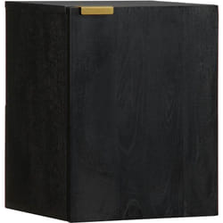Vidaxl - Armoire murale de salle de bain noir bois d'ingénierie
