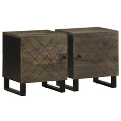 VidaXL 4017681 Table de nuit et table de chevet Noir