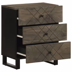 VidaXL 4017693 Table de nuit et table de chevet Noir