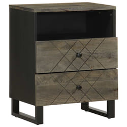 VidaXL 4017694 Table de nuit et table de chevet Noir