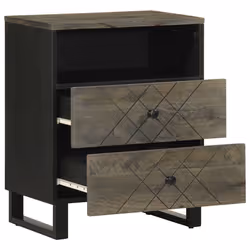 VidaXL 4017694 Table de nuit et table de chevet Noir