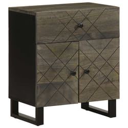 VidaXL 4017695 Table de nuit et table de chevet Noir