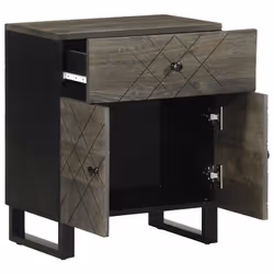 VidaXL 4017695 Table de nuit et table de chevet Noir