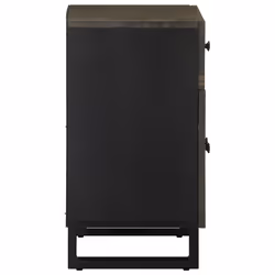 VidaXL 4017695 Table de nuit et table de chevet Noir - Vue supplémentaire 4