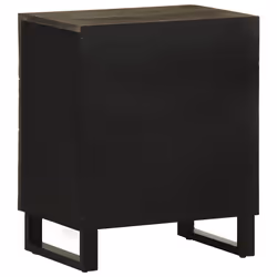VidaXL 4017695 Table de nuit et table de chevet Noir - Vue supplémentaire 5