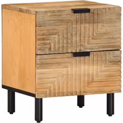 Cette table de chevet au design élégant est un supplément intemporel à votre décoration intérieure. Matériau robuste et stabl ...