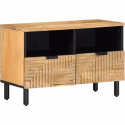 Ce meuble TV avec un grand espace de rangement est un complément pratique et attrayant pour votre salon ou votre chambre à co ...