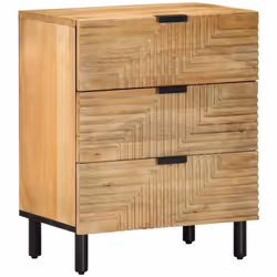 Cette table de chevet au design élégant est un supplément intemporel à votre décoration intérieure. Matériau robuste et stabl ...