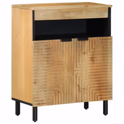 Ce buffet offre à la fois un attrait décoratif et un rangement pratique, ce qui en fait un complément idéal pour votre maison ...