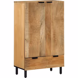 Ce buffet offre à la fois un attrait décoratif et un rangement pratique, ce qui en fait un complément idéal pour votre maison ...