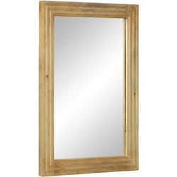 Vidaxl - Miroir salle de bain marron 50x70x2,5 cm bois de manguier