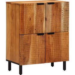 Cette armoire en bois d'acacia massif est parfaite pour ajouter du style et du rangement à n'importe quelle pièce. Elle offre ...