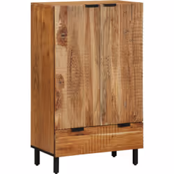 Ce meuble TV fait briller la beauté naturelle de l'acacia massif, alliant praticité et charme rustique. C'est une solution de ...