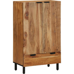 Vidaxl - Buffet 60x33x100 cm en bois massif d'acacia