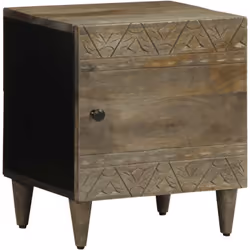 Cette table de chevet au design élégant est un supplément intemporel à votre décoration intérieure. Matériau robuste et stabl ...