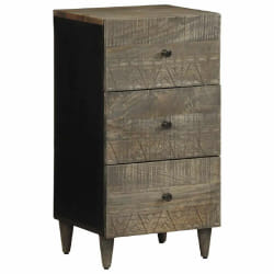 Vidaxl Buffet 40 cm - Bois massif de manguier
